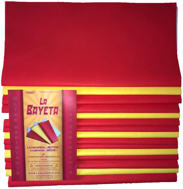 Lot de 15 Bayetas 40x40